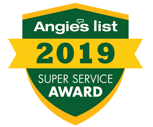 Angies List Super Service Award badge